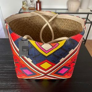 Mossimo Straw Beach Bag Tote